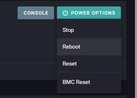 Dedicated Control Panel